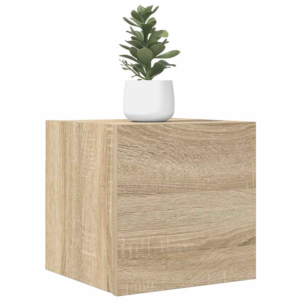 Vidaxl tv-wandmeubel 30,5x30x30 cm sonoma eikenkleurig