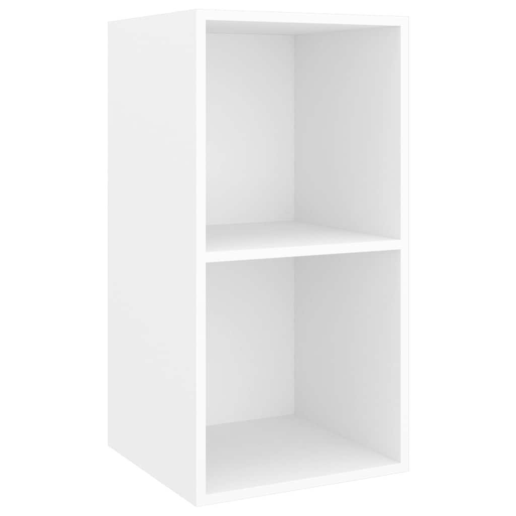 Vidaxl tv-wandmeubel 37x37x72 cm bewerkt hout wit