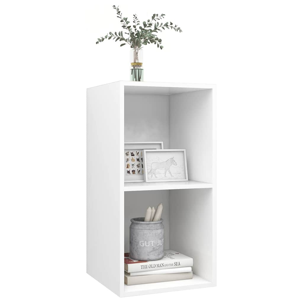 Vidaxl tv-wandmeubel 37x37x72 cm bewerkt hout wit