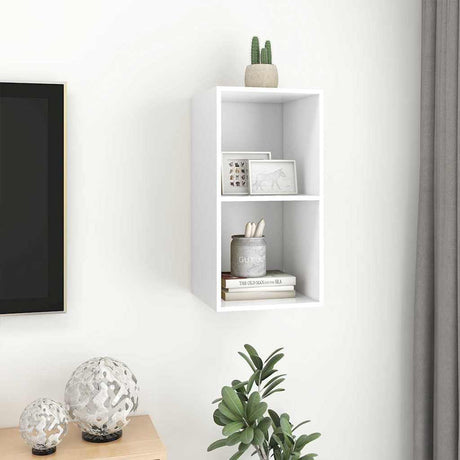 Vidaxl tv-wandmeubel 37x37x72 cm bewerkt hout wit