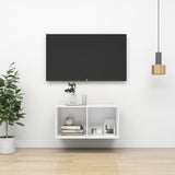 Vidaxl tv-wandmeubel 37x37x72 cm bewerkt hout wit