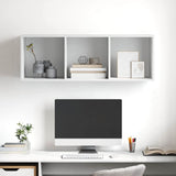 Vidaxl tv-wandmeubel 37x37x107 cm bewerkt hout wit