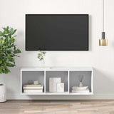 Vidaxl tv-wandmeubel 37x37x107 cm bewerkt hout wit