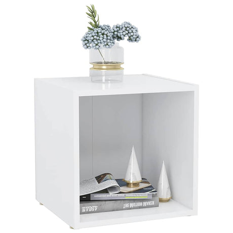 Vidaxl tv-meubel 37x35x37 cm bewerkt hout wit