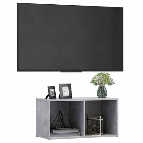 Vidaxl tv-meubel 72x35x36,5 cm bewerkt hout betongrijs