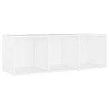 Vidaxl tv-meubel 107x35x37 cm bewerkt hout wit