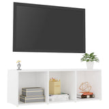 Vidaxl tv-meubel 107x35x37 cm bewerkt hout wit
