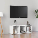 Vidaxl tv-meubel 107x35x37 cm bewerkt hout wit