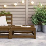 Vidaxl tuinvoetenbank 70x70x30 cm massief grenenhout honingbruin