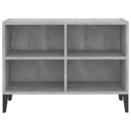 Vidaxl tv-meubel met metalen poten 69,5x30x50 cm betongrijs