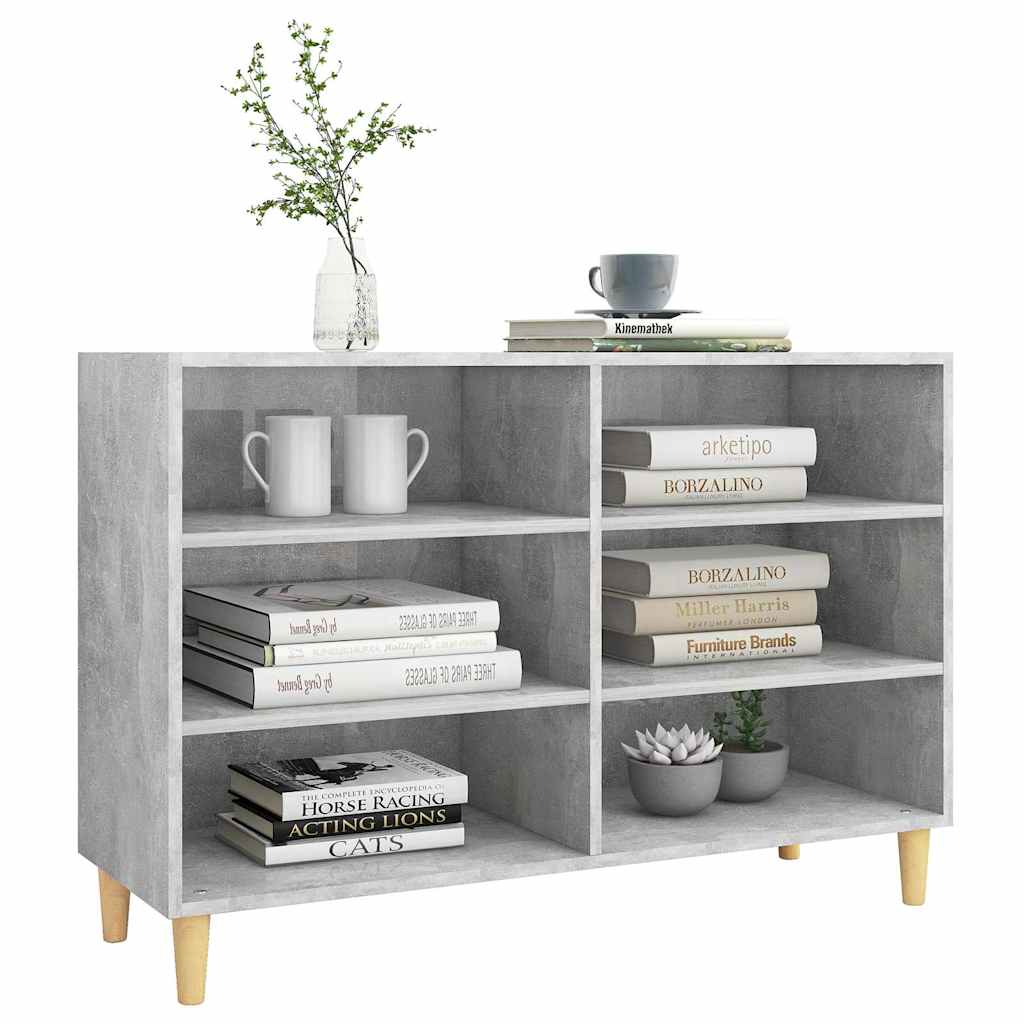 Vidaxl dressoir 103,5x35x70 cm bewerkt hout betongrijs