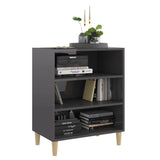 Vidaxl dressoir 57x35x70 cm bewerkt hout hoogglans grijs