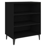 Vidaxl dressoir 57x35x70 cm bewerkt hout zwart
