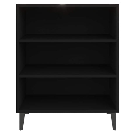 Vidaxl dressoir 57x35x70 cm bewerkt hout zwart