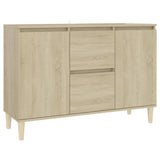 Vidaxl dressoir 101x35x70 cm bewerkt hout sonoma eikenkleurig