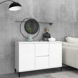Vidaxl dressoir 102x35x70 cm bewerkt hout wit