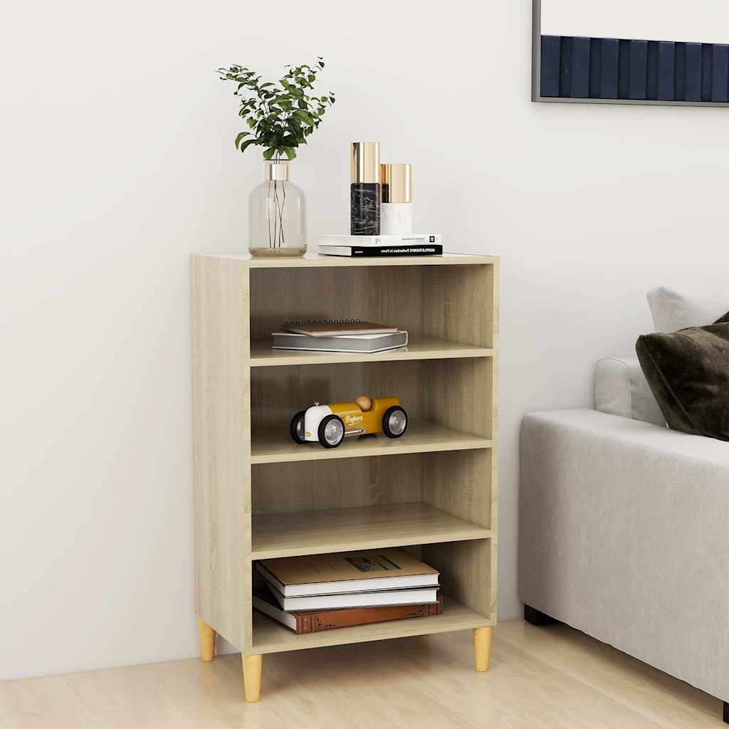 Vidaxl dressoir 57x35x90 cm bewerkt hout sonoma eikenkleurig