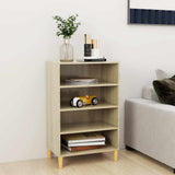 Vidaxl dressoir 57x35x90 cm bewerkt hout sonoma eikenkleurig