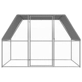 Vidaxl buitenhok voor kippen 3x2x2 m gegalvaniseerd staal