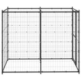 Vidaxl hundkennel för utanför 110x220x180 cm stål