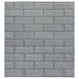 Vidaxl 3D wallpaper self-adhesive 20 st brick anthracite-colored