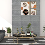 Vidaxl 3D wallpaper self-adhesive 20 st brick anthracite-colored