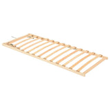 Vidaxl lattenbodem met 13 latten en verstelbaar hoofdeinde 80x200 cm