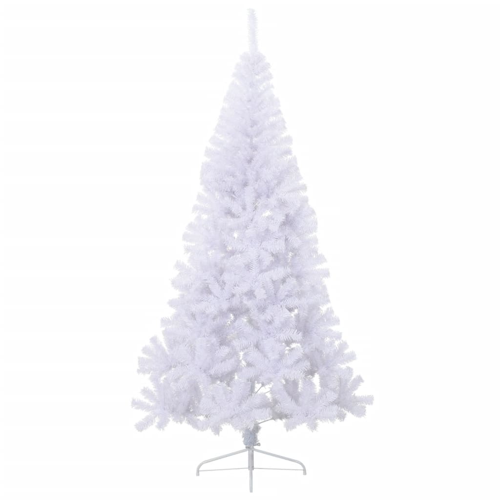 Vidaxl Kunstkerstboom s standardno polovico 210 cm PVC zelena