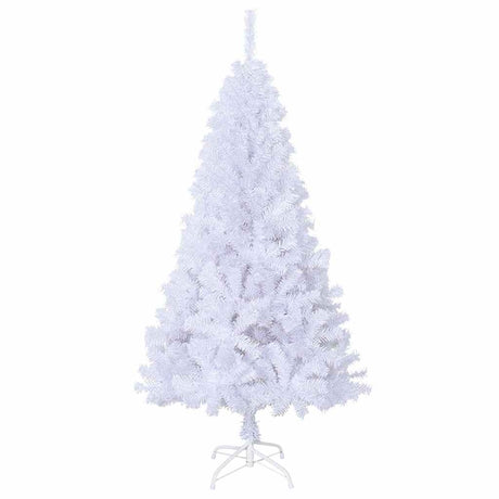 Vidaxl kunstkerstboom met dikke takken 120 cm pvc wit
