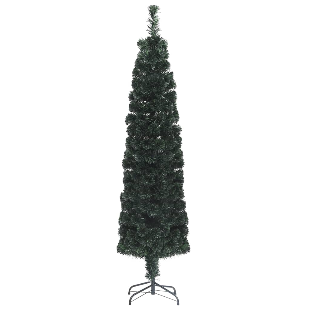 Vidaxl kunstkerstboom avec une fibre optique standard de 120 cm étroite