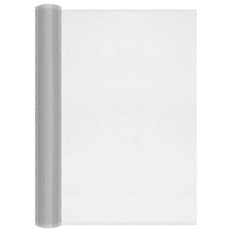 Vidaxl gaas 60x1000 cm aluminium zilverkleurig