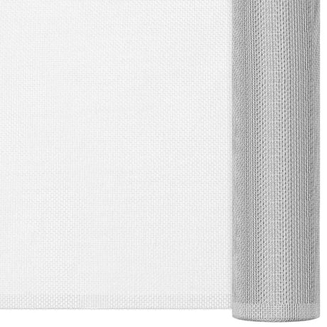 Vidaxl gaas 80x1000 cm aluminium zilverkleurig