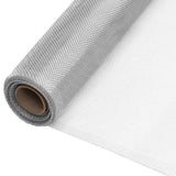 Vidaxl gaas 80x2000 cm aluminium zilverkleurig