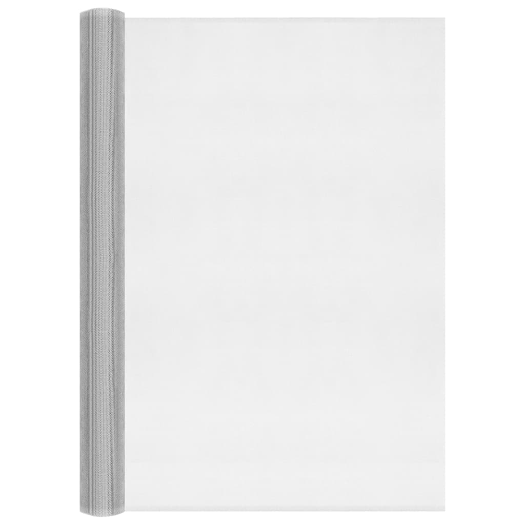 Vidaxl gaas 80x2000 cm aluminium zilverkleurig