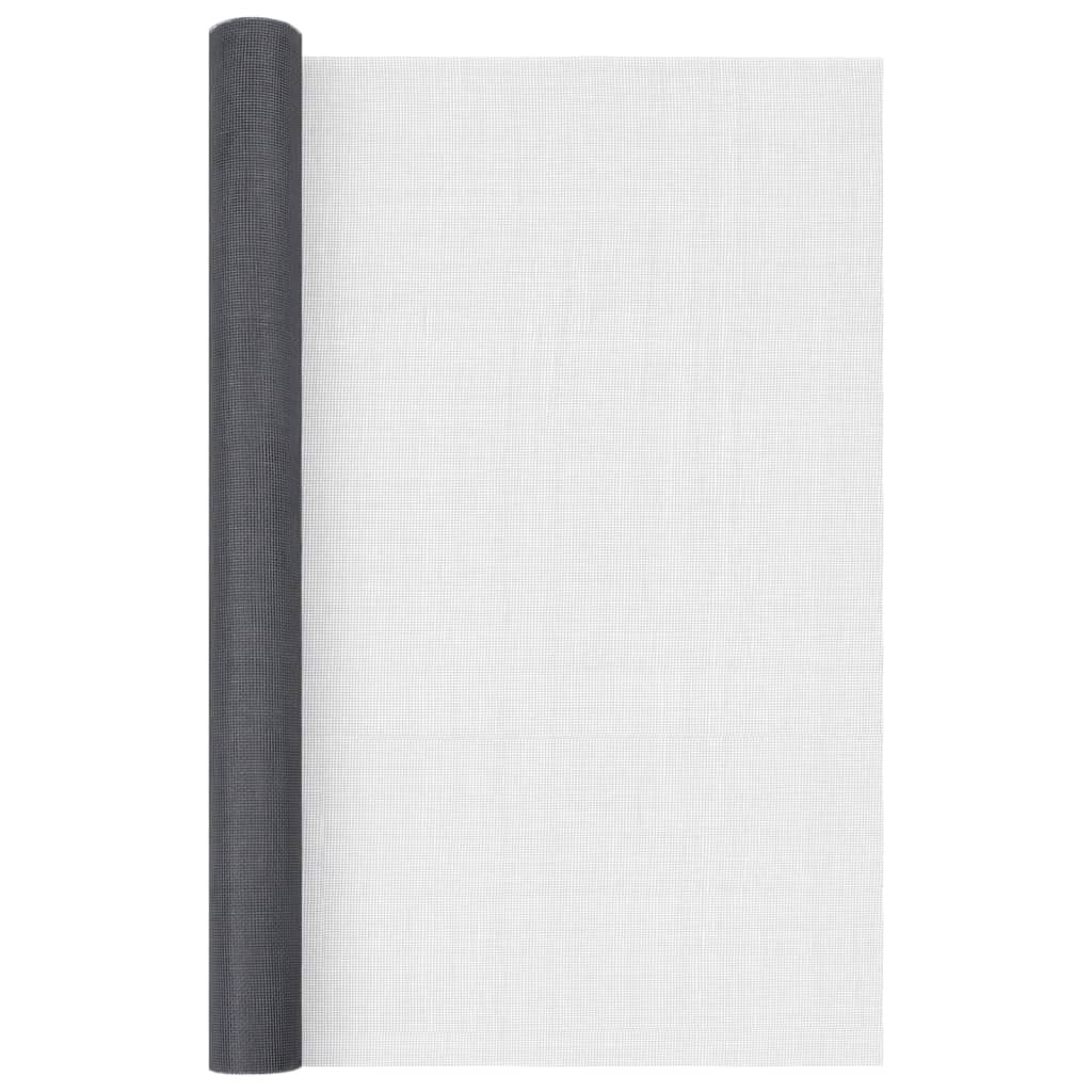 Vidaxl gaas 80x500 cm glasvezel grijs