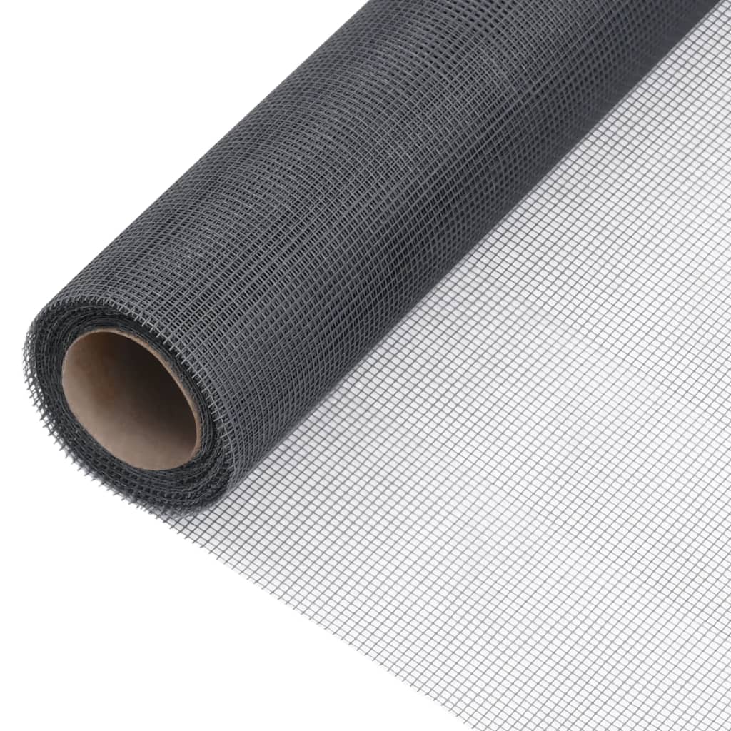 Vidaxl mesh 100x500 cm fiber optic gray