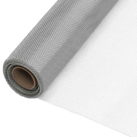 Vidaxl gaas 80x2000 cm roestvrij staal zilverkleurig