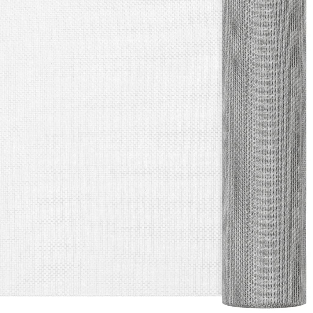 Vidaxl gaasjes 112 x 1000 cm mesh rvs 201 zilver