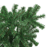 VidaXL Kunstkerstboom omgekeerd met standaard 120 cm groen