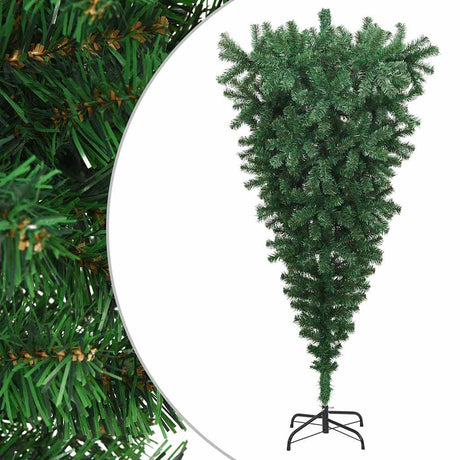 Vidaxl kerstbomen pvc, steel groen