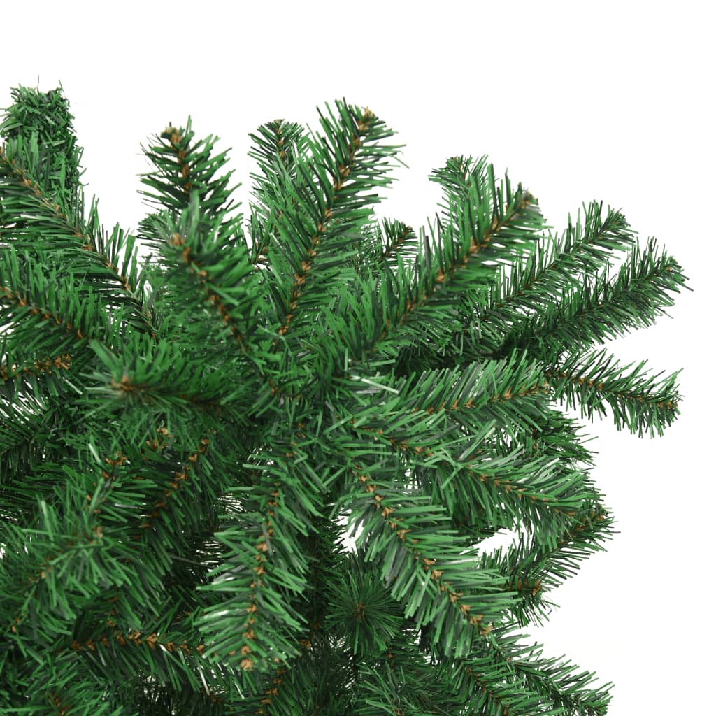 VidaXL Kunstkerstboom omgekeerd met standaard 210 cm groen