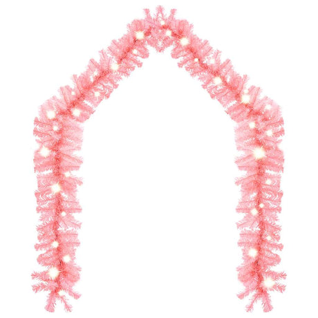 Vidaxl kerstslinger met led-lampjes 20 m roze