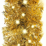 Vidaxl kerstslinger met led-lampjes 5 m goudkleurig