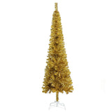VidaXL Kerstboom smal 210 cm goudkleurig