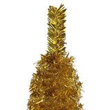 VidaXL Kerstboom smal 210 cm goudkleurig