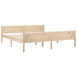 Vidaxl bedframe massief grenenhout 180x200 cm