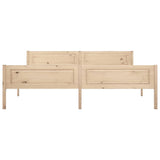 Vidaxl bedframe massief grenenhout 180x200 cm