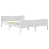 Vidaxl bedframe massief grenenhout wit 140x200 cm