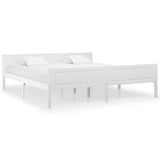 Vidaxl bedframe massief grenenhout wit 180x200 cm