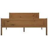 Vidaxl bedframe massief grenenhout honingbruin 120x200 cm